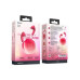 Безпровідні навушники Acefast T9 Crystal Air color Pomelo Red, червоні