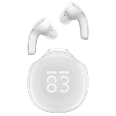 Беспроводные наушники Acefast T9 Air color Porcelain White, белые