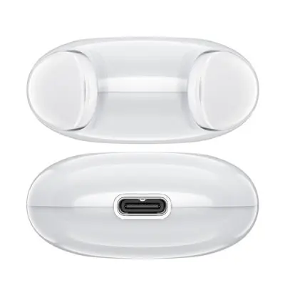 Беспроводные наушники Acefast T9 Crystal Air color Porcelain White, белые Беспроводные наушники Acefast T9 Crystal Air color Porcelain White, белые