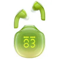 Безпровідні навушники Acefast T9 Crystal Air color Avocado Green, зелені Безпровідні навушники Acefast T9 Crystal Air color Avocado Green, зелені