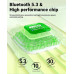 Беспроводные наушники Acefast T9 Crystal Air color Avocado Green, зеленые