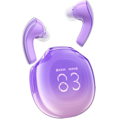 Беспроводные наушники Acefast T9 Air color Grape Purple, фиолетовые