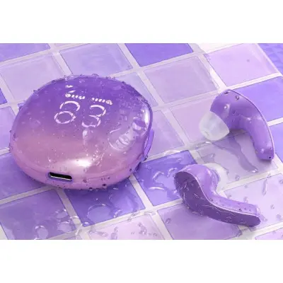 Безпровідні навушники Acefast T9 Crystal Air color Grape Purple, фіолетові Безпровідні навушники Acefast T9 Crystal Air color Grape Purple, фіолетові