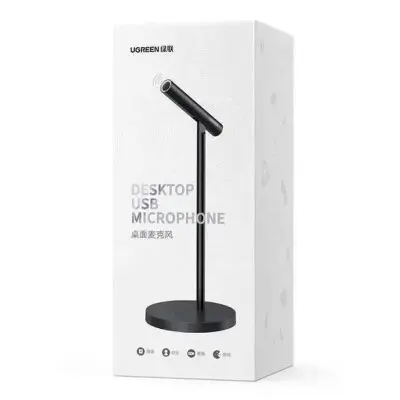 Мікрофон настільний UGREEN CM379 Black, Чорний