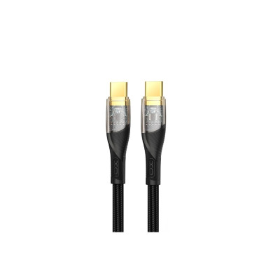 Кабель дата XO NB-Q223B Type-C to Type-C (60W) 1м Чорний