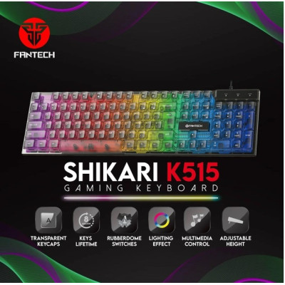 Клавіатура USB Fantech Shikari K515 Чорна