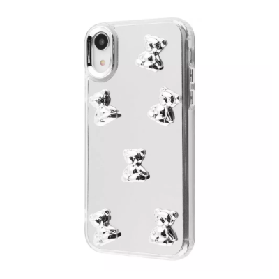Чохол накладка Mirror Shine iPhone XR Ведмеді
