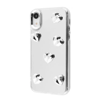 Чехол накладка Mirror Shine iPhone XR Сердца Чехол накладка Mirror Shine iPhone XR Сердца