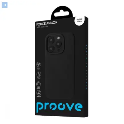 Чохол Накладка Proove Force Armor MagSafe iPhone 13 Pro Чорна