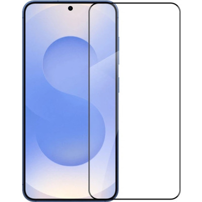 Защитное стекло Glasscove 3D Samsung S25 Чорное