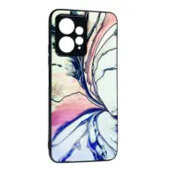 Чехол накладка Marble UV Xiaomi Redmi Note 12 Молочная