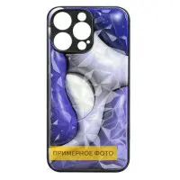 Чехол накладка Prisma BubbleGum Xiaomi Redmi Note 13 4G Синя (3D Blue)