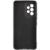 Чехол накладка Getman Liquid Silk Samsung A525 (A52) Черная