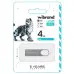 Флеш память USB 4Gb Wibrand Irbis USB 2.0 Silver, Серебристый