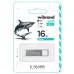 Флеш пам'ять USB 16Gb Wibrand Shark USB 2.0 Срібна