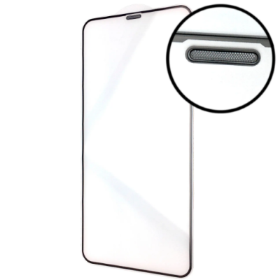 Защитное стекло Mesh Speaker 5D iPhone X/XS/11 Pro Чёрное