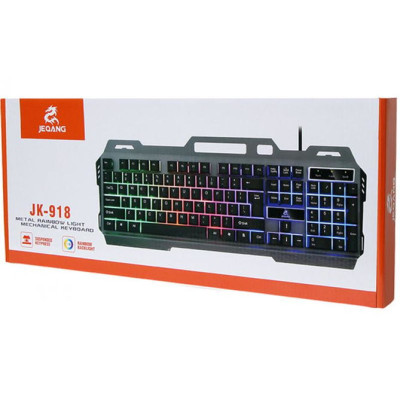 Клавиатура  USB Jeqang JK-918 LED