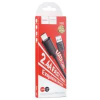 Кабель дата Hoco X88 USB Type A - Lightning 1м Чорний