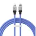 Кабель дата Baseus CoolPlay Type-C to Lightning 1м 20W Синій