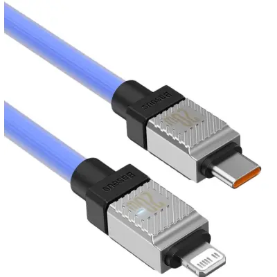 Кабель дата Baseus CoolPlay Type-C to Lightning 1м 20W Синій