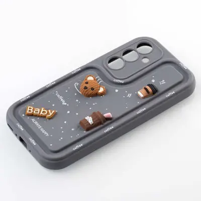 Чехол накладка Pretty Things Samsung A356 (A35 5G) Серая
