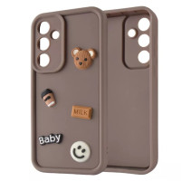 Чохол накладка Pretty Things Samsung A556 (A55 5G) Коричнева Чохол накладка Pretty Things Samsung A556 (A55 5G) Коричнева