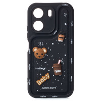 Чехол накладка Pretty Things Xiaomi Redmi 13C Черная Чехол накладка Pretty Things Xiaomi Redmi 13C Черная