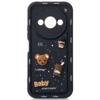 Чехол накладка Pretty Things Xiaomi Redmi A3 Черная