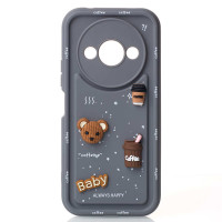 Чехол накладка Pretty Things Xiaomi Redmi A3 Серая Чехол накладка Pretty Things Xiaomi Redmi A3 Серая