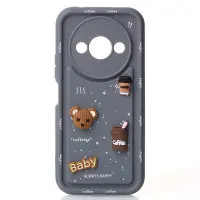 Чехол накладка Pretty Things Xiaomi Redmi A3 Серая