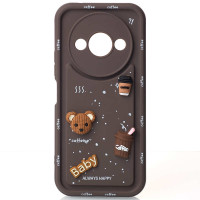 Чехол накладка Pretty Things Xiaomi Redmi A3 Коричневая Чехол накладка Pretty Things Xiaomi Redmi A3 Коричневая