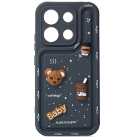 Чохол накладка Pretty Things Xiaomi Redmi Note 13 4G Темно-сіра Чохол накладка Pretty Things Xiaomi Redmi Note 13 4G Темно-сіра