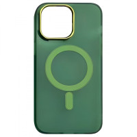Чехол накладка Lily MagSafe iPhone 15 Pro Max Зеленая / Army Green Чехол накладка Lily MagSafe iPhone 15 Pro Max Зеленая / Army Green