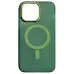 Чехол накладка Lily MagSafe iPhone 15 Pro Max Зеленая / Army Green