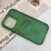 Чехол накладка Lily MagSafe iPhone 15 Pro Max Зеленая / Army Green
