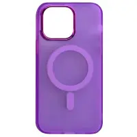 Чехол накладка Lily MagSafe iPhone 15 Pro Max Фиолетовая / Purple