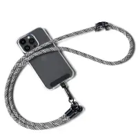 Шнурок для смартфона 120 cm Чорно Білий (Black and White)