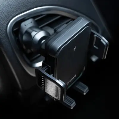 Автотримач Proove Sonic Pro 15W Black, Чорний Автотримач Proove Sonic Pro 15W Black, Чорний