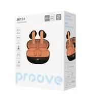 Беспроводные наушники Proove Blitz II TWS ANC (APP) Black, Черно-оранжевые Беспроводные наушники Proove Blitz II TWS ANC (APP) Black, Черно-оранжевые