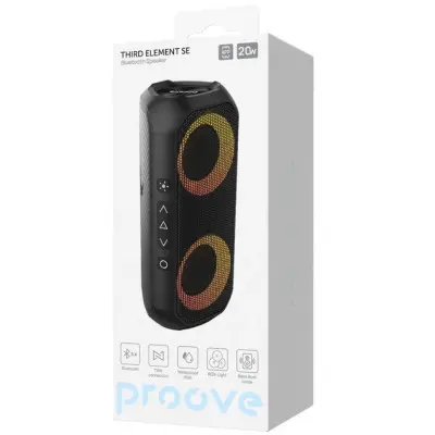 Колонка Bluetooth Proove Third Element SE 20W (APP) Black, Чорний