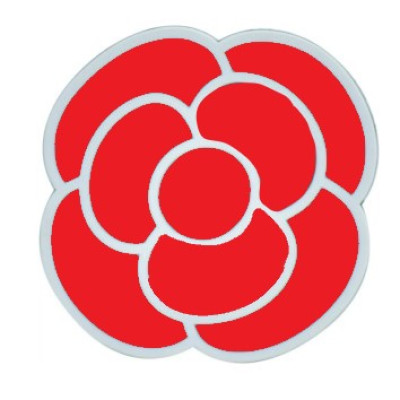 Тримач PopSocket 3D Квітка Червона