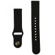 Ремешок универсальный 22мм Силикон Черный