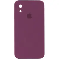 Чехол накладка HC iPhone XR Марсала Square Full