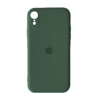 Чехол накладка HC iPhone XR Зеленая/ Pine Green Square Full