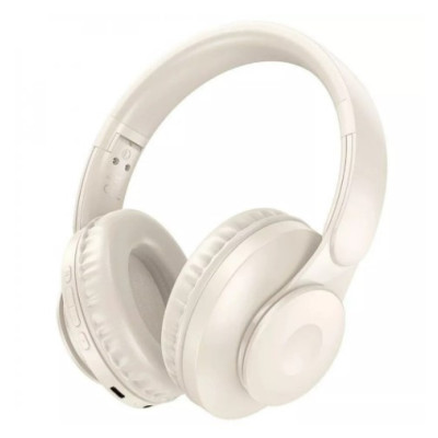 Беспроводные наушники Bluetooth Hoco W45 Enjoy Milky White, белый