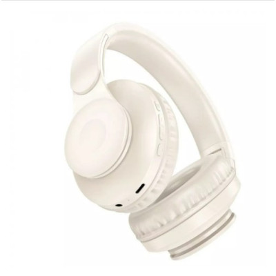 Безпровідні навушники Bluetooth Hoco W45 Enjoy Milky White, білий