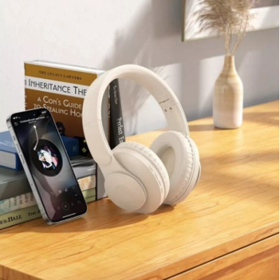 Безпровідні навушники Bluetooth Hoco W45 Enjoy Milky White, білий