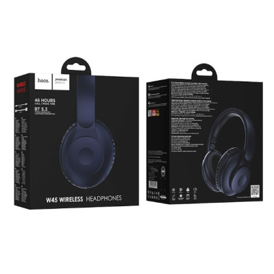 Беспроводные наушники Bluetooth Hoco W45 Enjoy Blue, синий