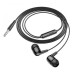 Провідні вакуумні навушники-гарнітура Hoco M97 Enjoy Black, чорний