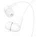 Провідні вакуумні навушники-гарнітура Hoco M97 Enjoy White, білий